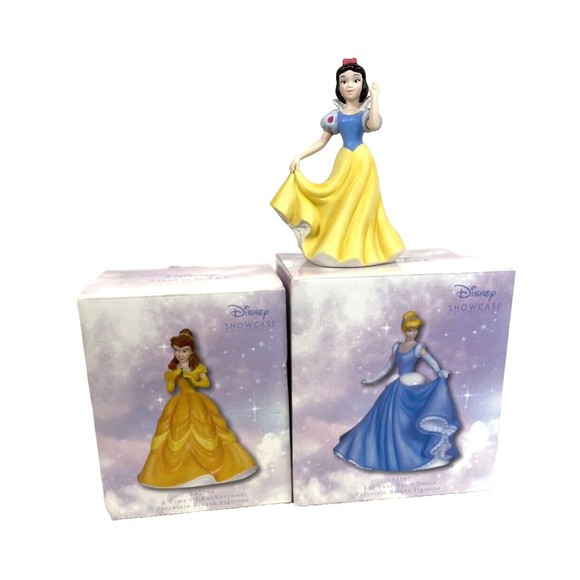 Precious Moments Other - Precious Moments Disney Showcase Porcelain Bisque Princess Figurines Lot of 3